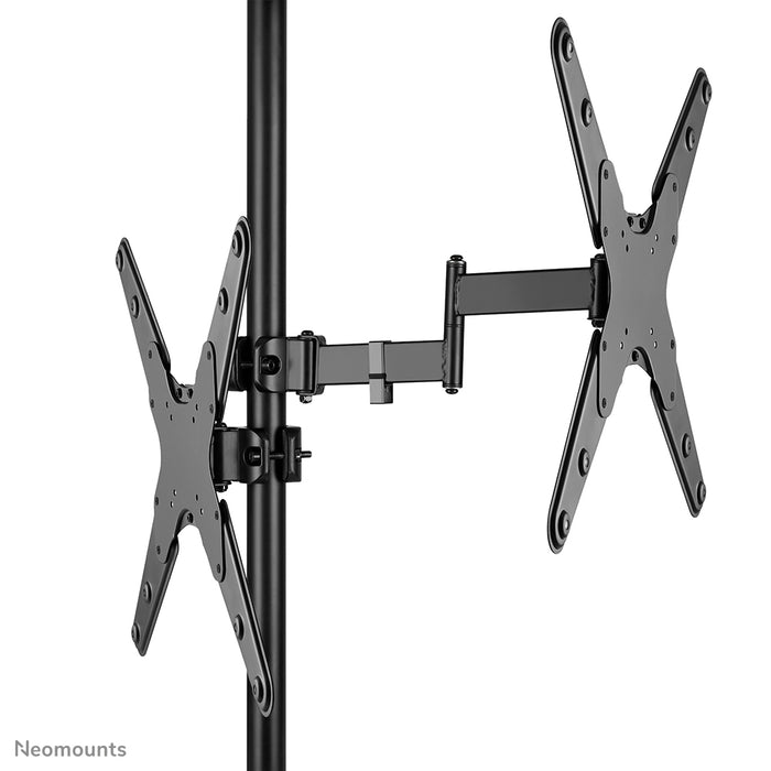 FL40-450BL14 full motion TV pole support (Ø28-50 mm) for 32-55 inch screens - Black