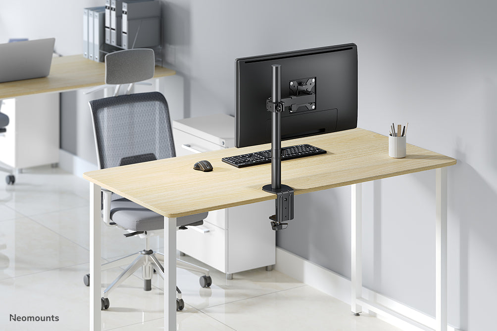 FPMA-D540BLACK full motion desk support for flat screens up to 32 inches, height adjustable - Black