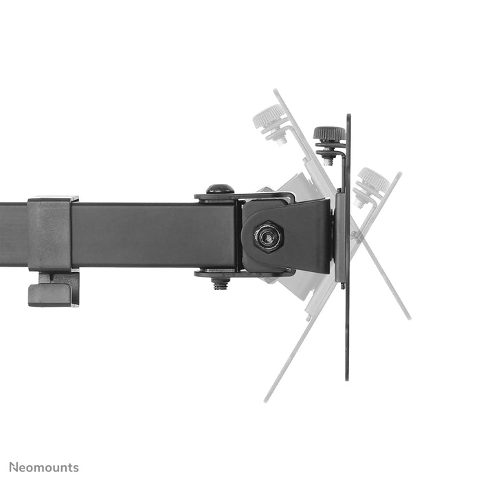 FPMA-D550BLACK is a desk support with 3 pivot points for flat screens up to 32 inches - Black