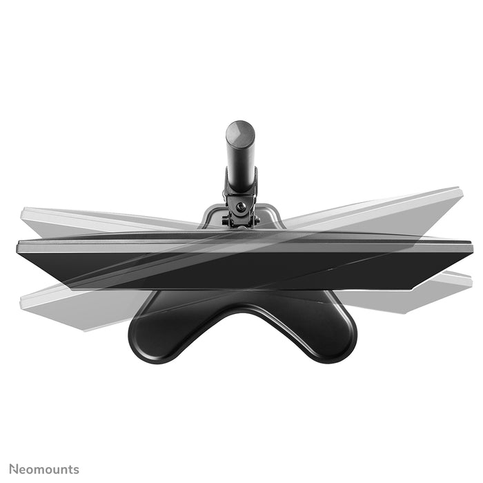 FPMA-D550SBLACK full motion desk stand for flat screens up to 32 inches, height adjustable - Black