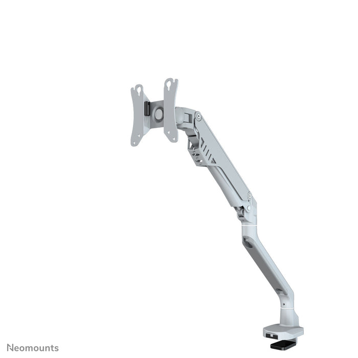 FPMA-D750SILVER is a desk support with gas spring for flat screens up to 32 inches (81 cm).