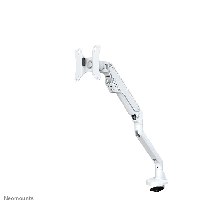 FPMA-D750WHITE2 is a desk support with gas spring for flat screens up to 32 inches (81 cm).