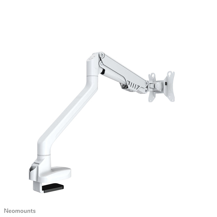 FPMA-D750WHITE2 is a desk support with gas spring for flat screens up to 32 inches (81 cm).