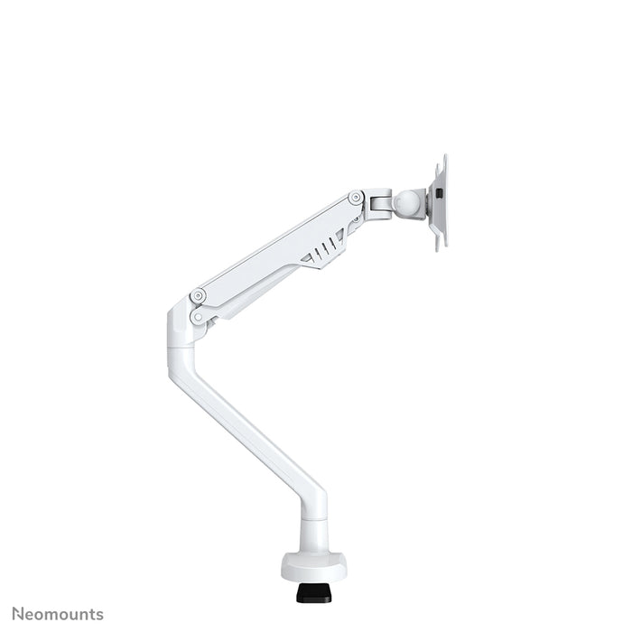 FPMA-D750WHITE2 is a desk support with gas spring for flat screens up to 32 inches (81 cm).