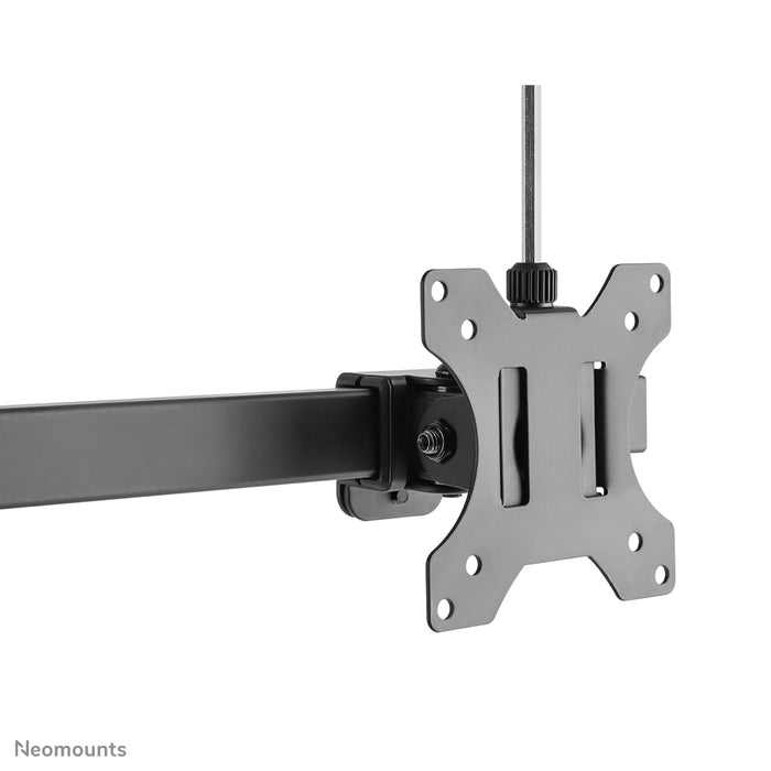 FPMA-D865DBLACK is a desk support for two flat screens up to 27 inches (69 cm).