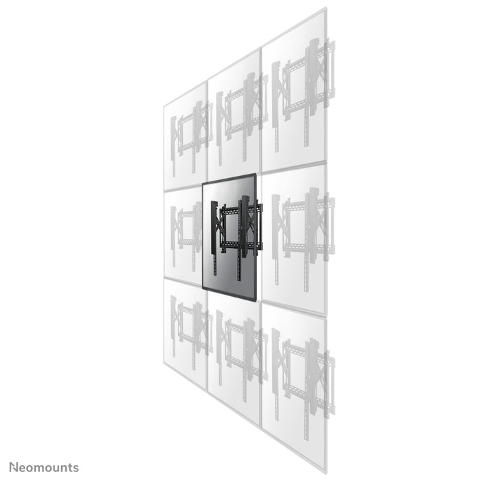 LED-VW2500BLACK1 is a flat video wall wall mount for screens up to 75 inches (191 cm), for horizontal and vertical mounting - Black