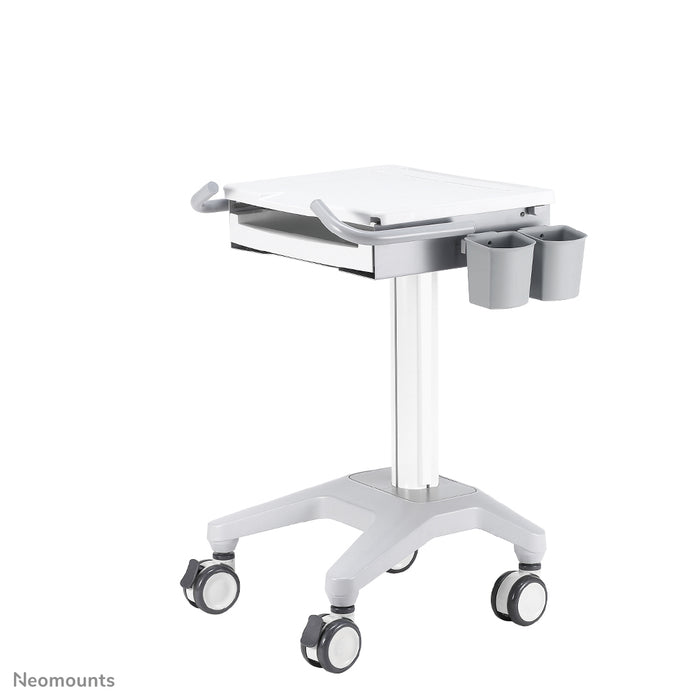 MED-M200 is a mobile workstation for laptop, keyboard and mouse.