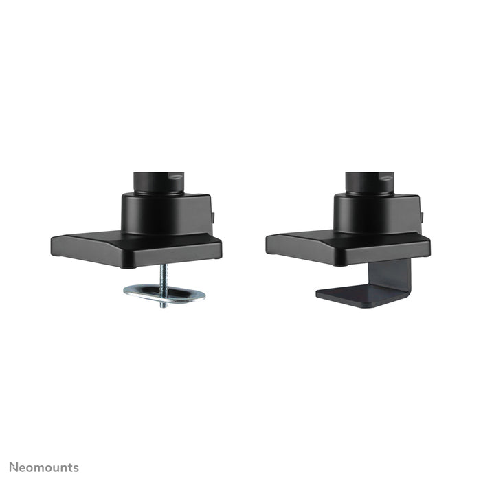NM-D775DXBLACK is a gas-suspended desk support with crossbar and lever for flat screens up to 32 inches (81 cm).