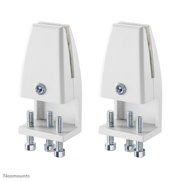 desk clamp set 8-25 mm - White