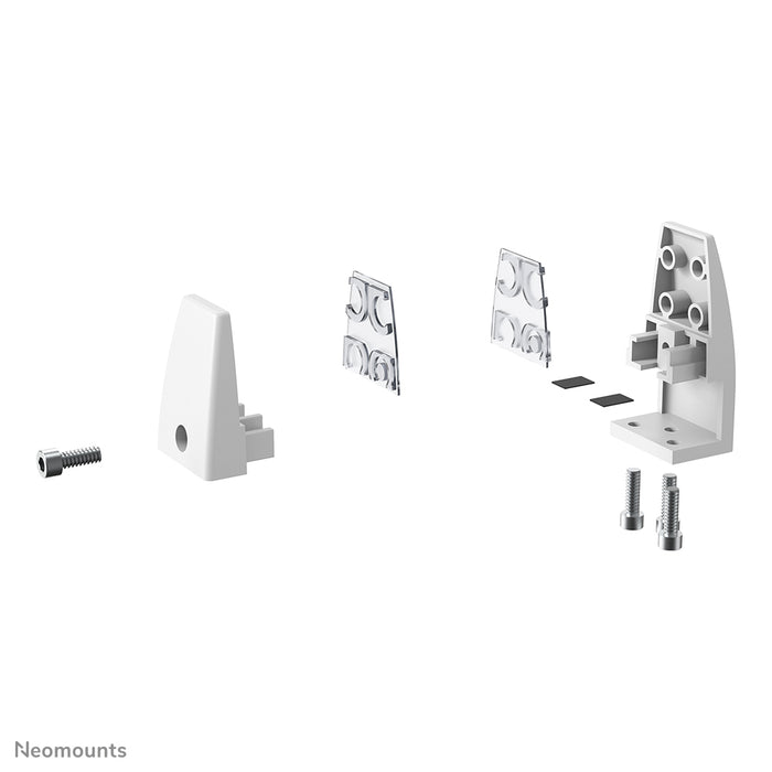 desk clamp set 8-25 mm - White