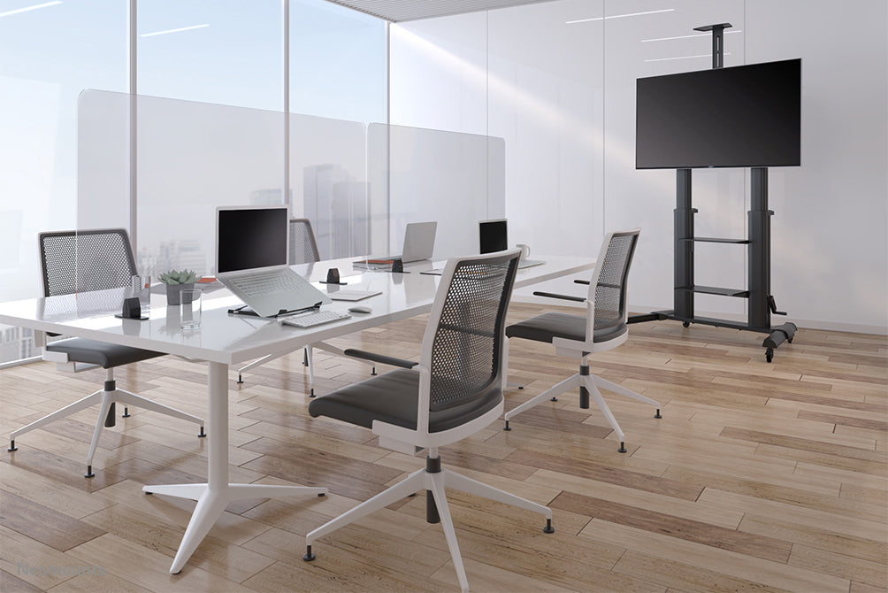 desk clamp set with table base - Black