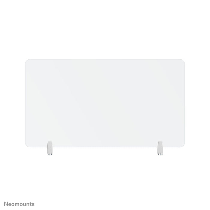 NS-GLSPROTECT120 is a durable 120 cm glass screen that provides distance protection in the workplace - Tempered, transparent glass, 100% recyclable
