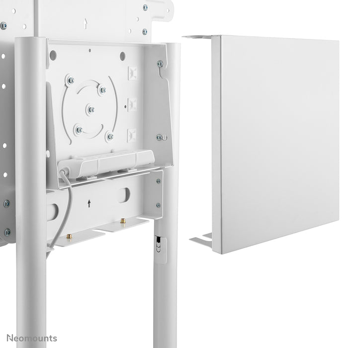 NS-M1250WHITE is a mobile furniture for flat screens up to 70 inches (178 cm). Incl. laptop platform - White