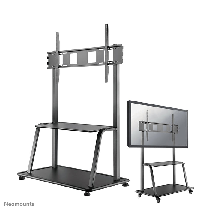NS-M4000BLACK is a mobile furniture for flat screens up to 105 inches (267 cm).