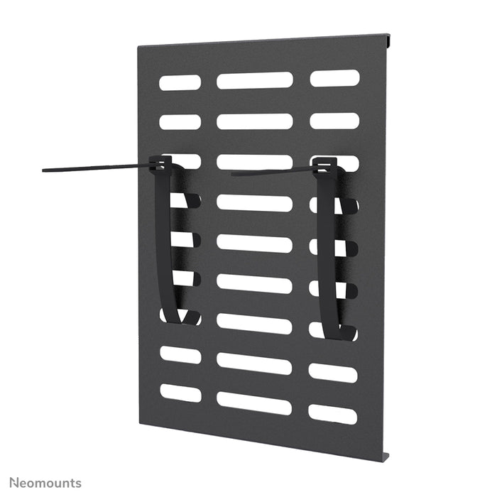 NS-MBTC100BLACK is a mount that allows you to attach a PC or thin client to a menu board wall mount from our NS-WMB series.