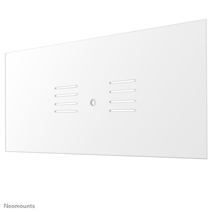 NS-PLXPROTECT2 is a transparent screen for 2 flat screens and provides distance protection on the work floor - Transparent acrylic, 100% recyclable | PLXPROTECT from is registered as an EU Design patent |