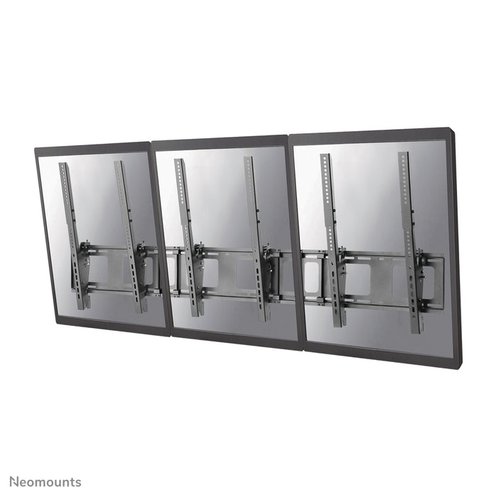 NS-WMB300PBLACK is a menu board wall mount for the vertical mounting of screens up to 52 inches (132 cm).