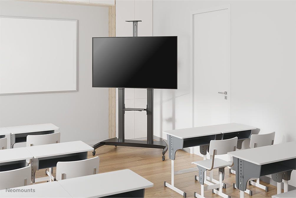 PLASMA-M1950E is a mobile furniture for flat screens up to 100 inches (254 cm). Incl. laptop platform.