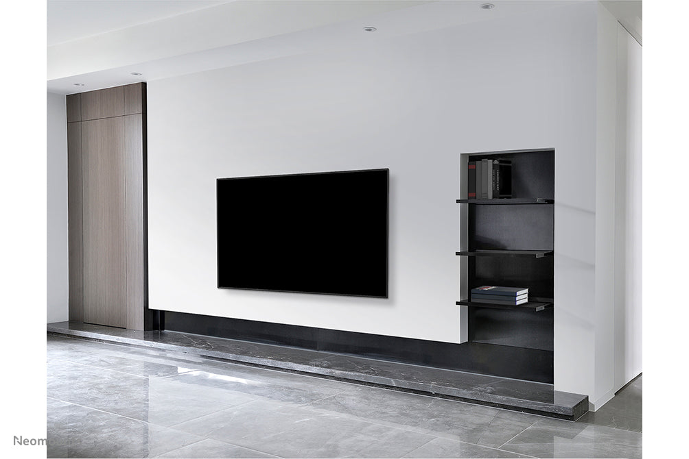WL30-550BL16 flat wall mount for 40-75 inch screens - Black