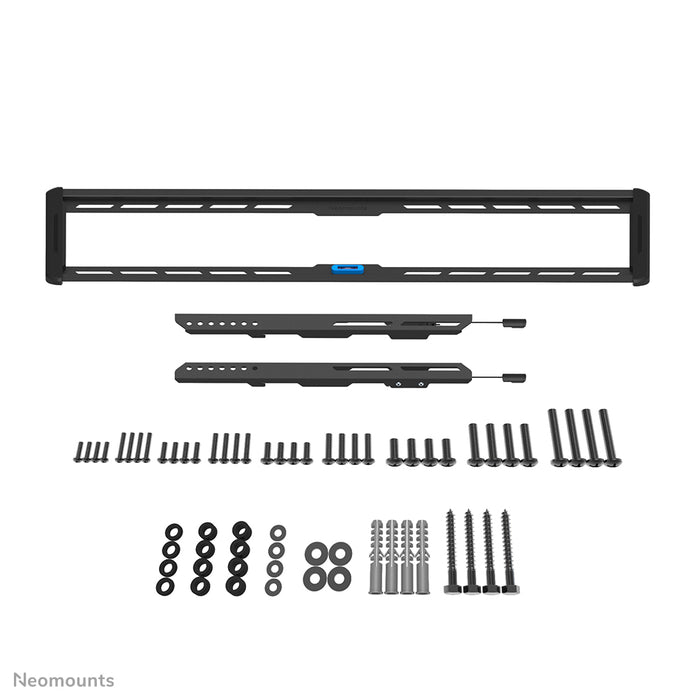 WL30-550BL18 flat wall mount for 43-86 inch screens - Black