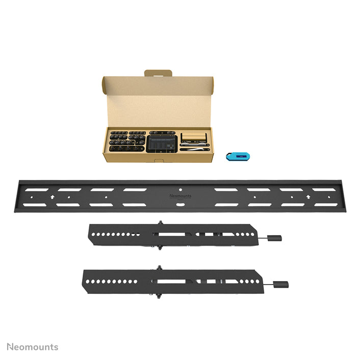 WL35S-850BL18 tiltable wall mount for 43-98 inch screens - Black
