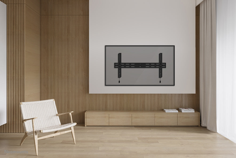 WL35S-850BL18 tiltable wall mount for 43-98 inch screens - Black