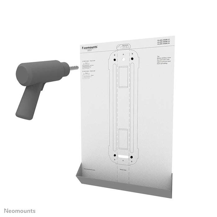 WL40S-850BL16 full motion wall mount for 40-70 inch screens - Black