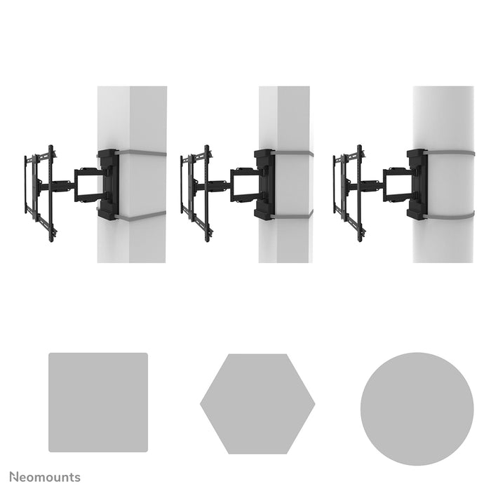 WL40S-910BL16 full motion pillar support for 40-70 inch screens - Black
