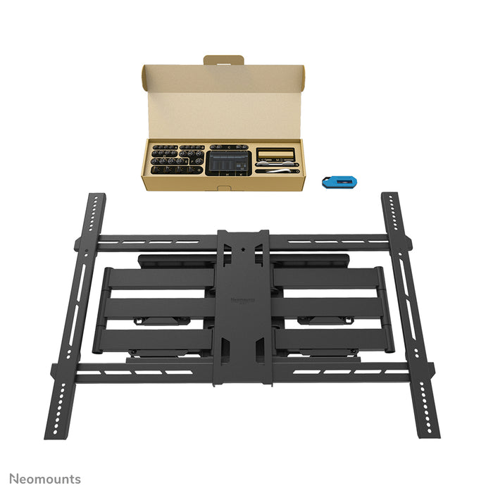 WL40S-950BL18 full motion wall mount for 55-110 inch screens - Black