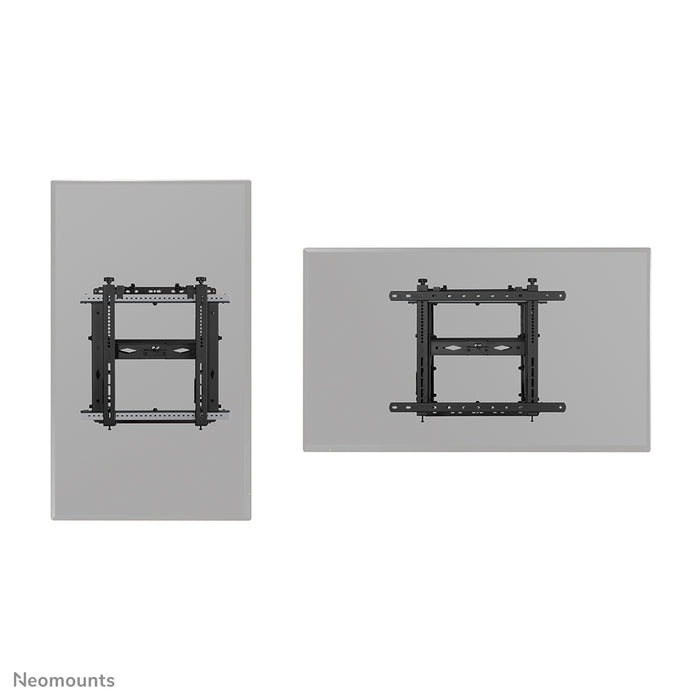 WL95-900BL16 push to pop out video wall support for 45-75 inch screens - Black