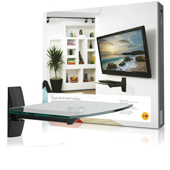 OP=OP! Glass wall shelf AV support