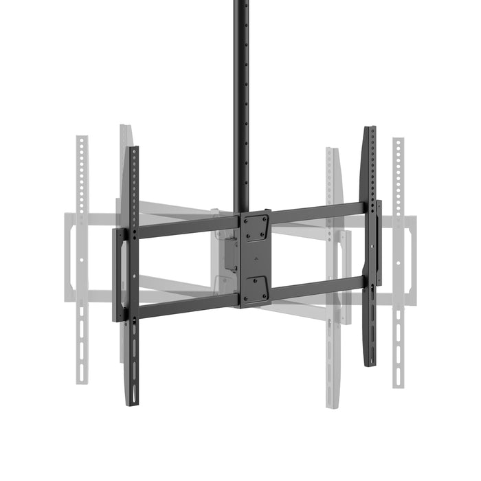 Sturdy ceiling bracket, height adjustable 50-100 inches and 80kg load capacity