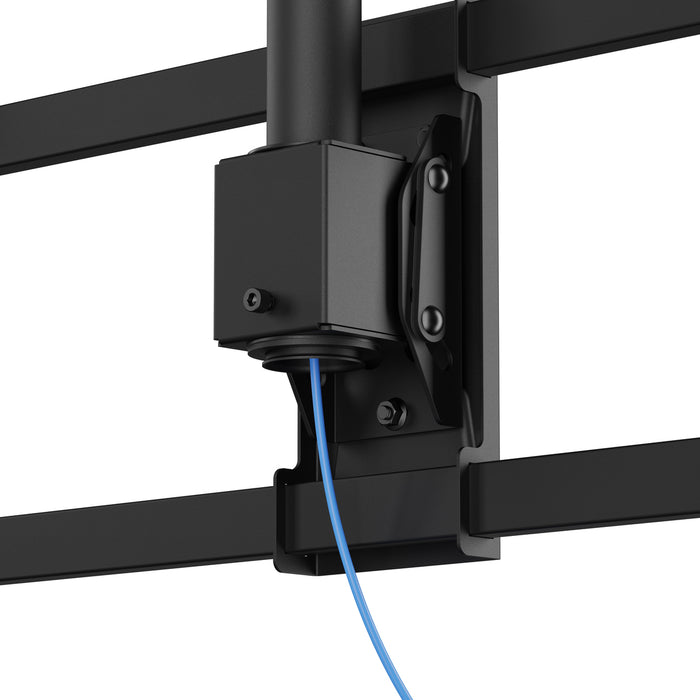 Sturdy ceiling bracket, height adjustable 50-100 inches and 80kg load capacity