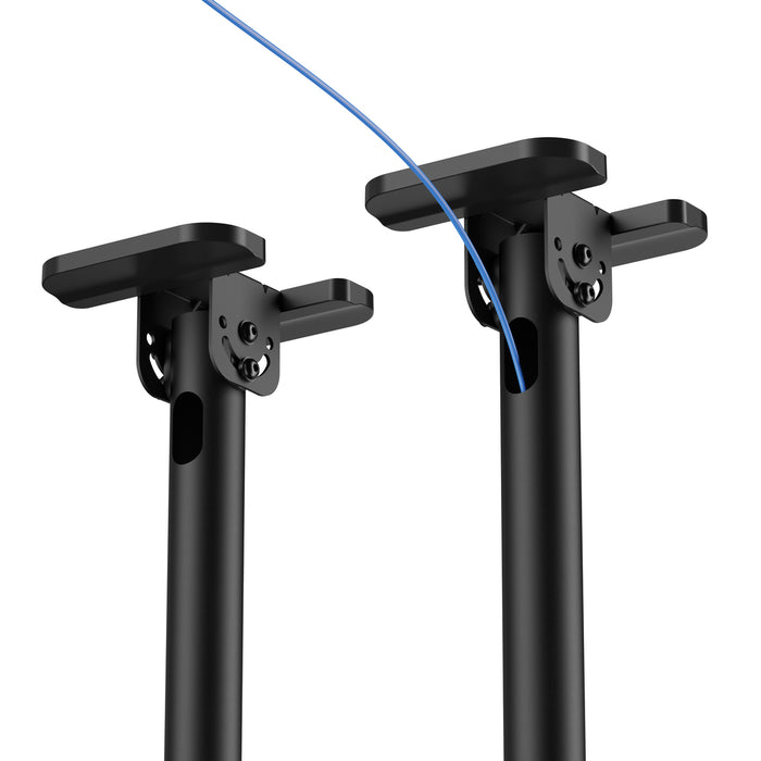 Heavy Duty XL ceiling bracket with double tube 60-120 inches and 120kg load capacity