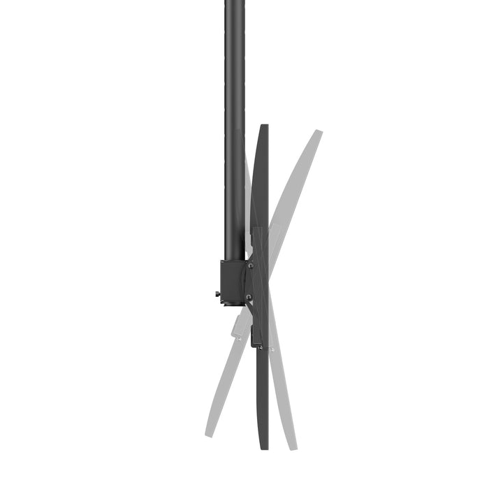 Heavy Duty XL ceiling bracket with double tube 60-120 inches and 120kg load capacity