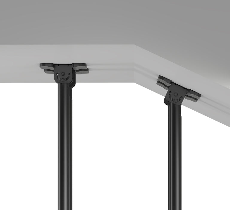 Heavy Duty XL ceiling bracket with double tube 60-120 inches and 120kg load capacity