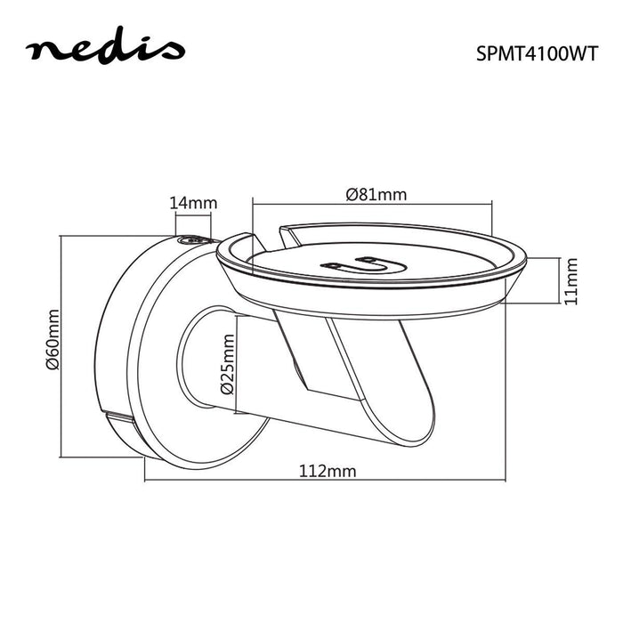Google Home Speaker Bracket White