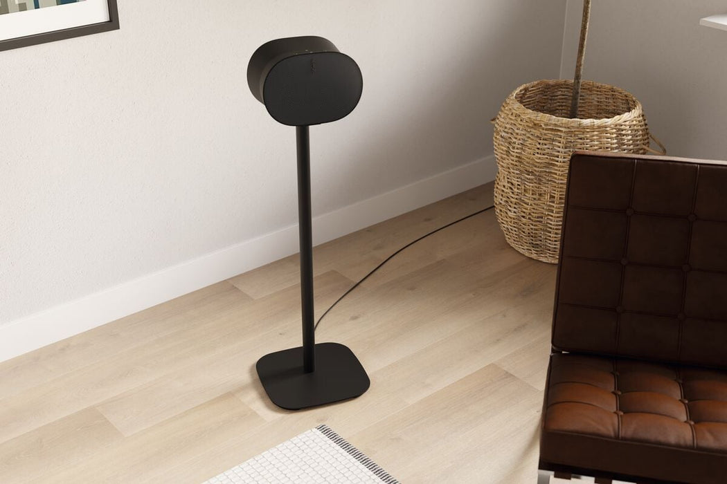 Black Speaker Stand for Sonos Era 300 – Freestanding &amp; Adjustable | Vogel's