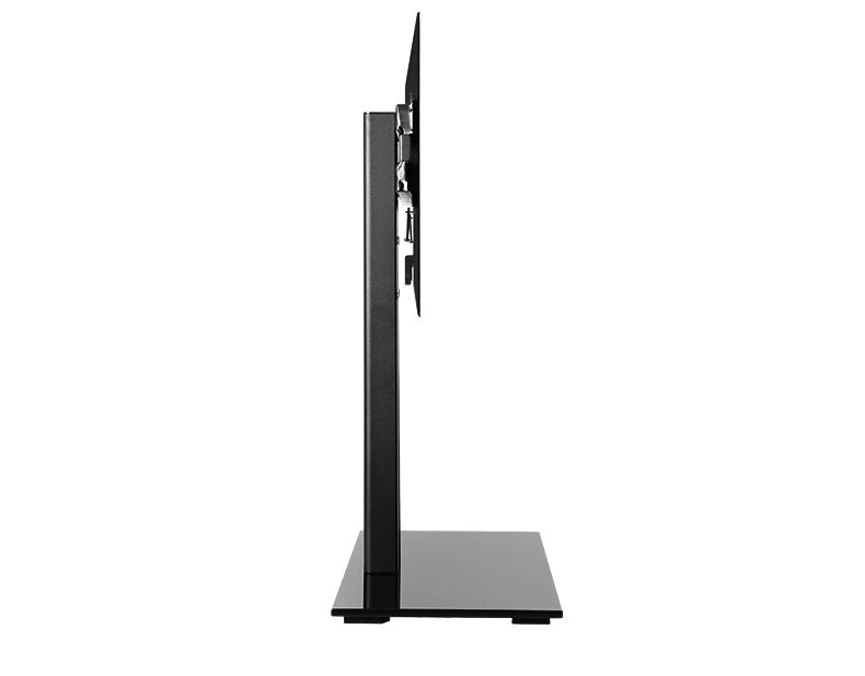 Lockable TV base with a large VESA connection.