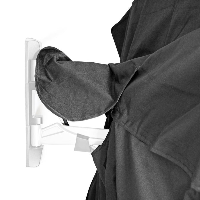 Outdoor TV Protective Cover | 50" - 52" | Excellent Quality Oxford Cloth | Separate compartment for Remote Control | Black