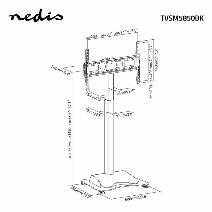 Motorized TV Stand | 37 to 75 inches | 50 KG