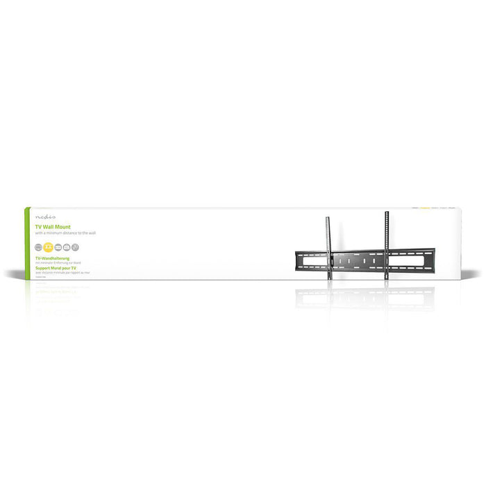 Flat wide wall bracket for screens up to 100 inches