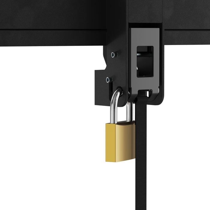 Sliding, turning and tilting TV bracket for mantelpiece mounting 55-105 inches and 80 kilos