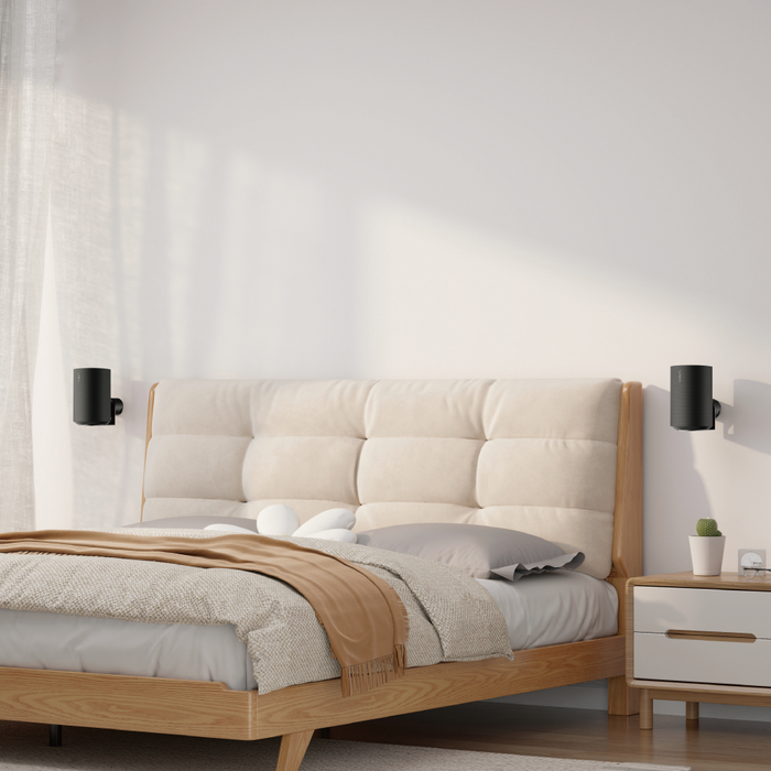 Wolff Mount Wall Mounts for Sonos Era 100 &amp; Era 300 – Duo-Pack Black