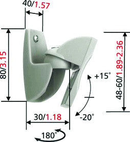 Vogels VLB 500 Speaker support 2 pcs Black