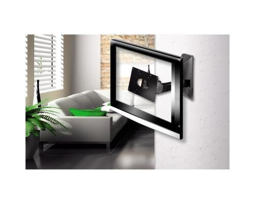 Wall bracket with 1 arm Silver gray VESA 200x100