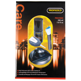 HDTV screen cleaning kit