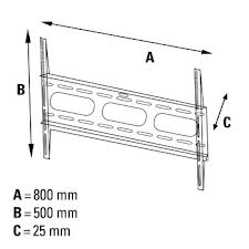 TV wall mount for screens up to 63 inches