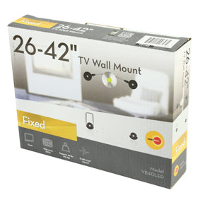 LED TV wall bracket for screens up to 42 inches 