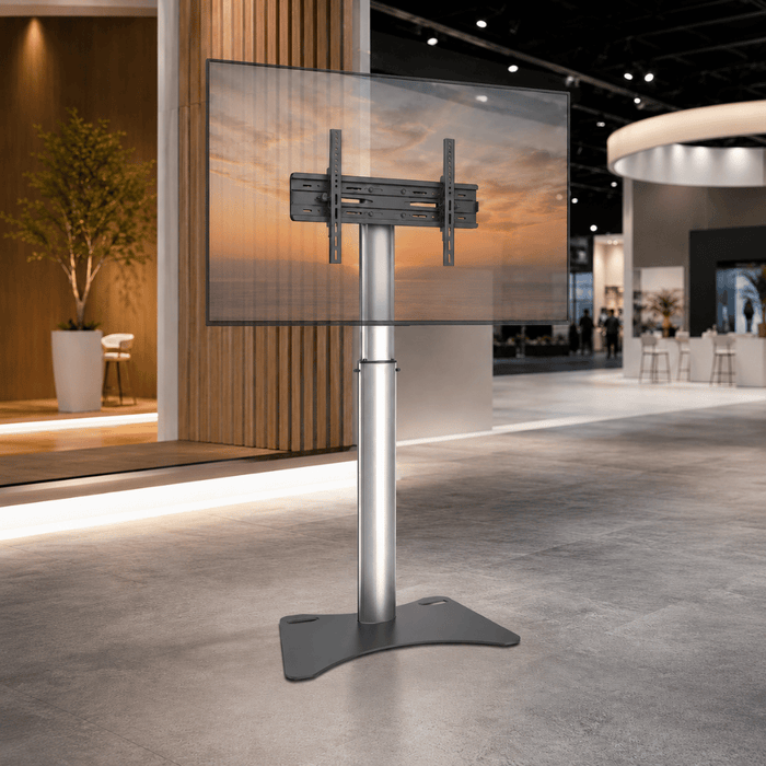 Wolff Mount Universal Aluminum Adjustable Slim TV Stand |32 -70 inch |Presentation Column |VESA 800x400 |10 Year Warranty